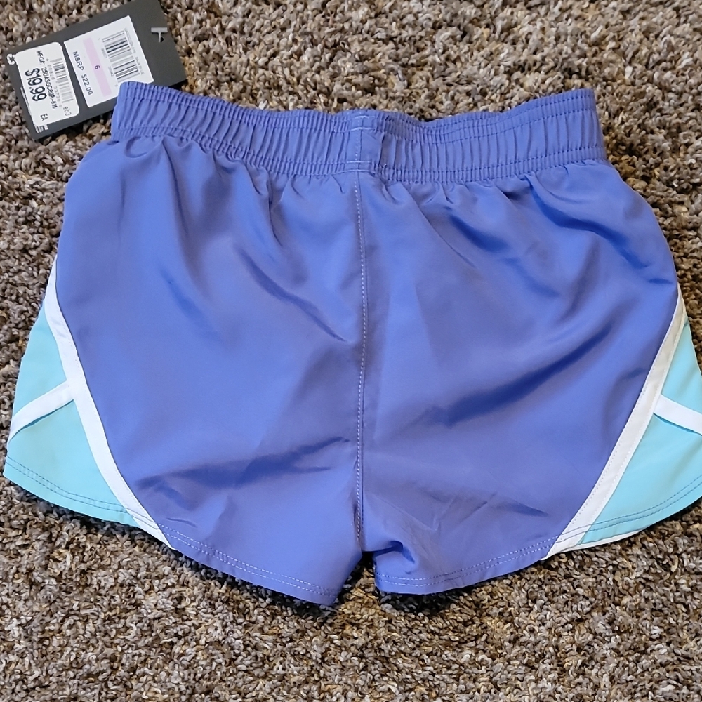 Under Armour Blue Athletic Shorts Lightweight Elastic Waist NWT - Picture 2 of 5
